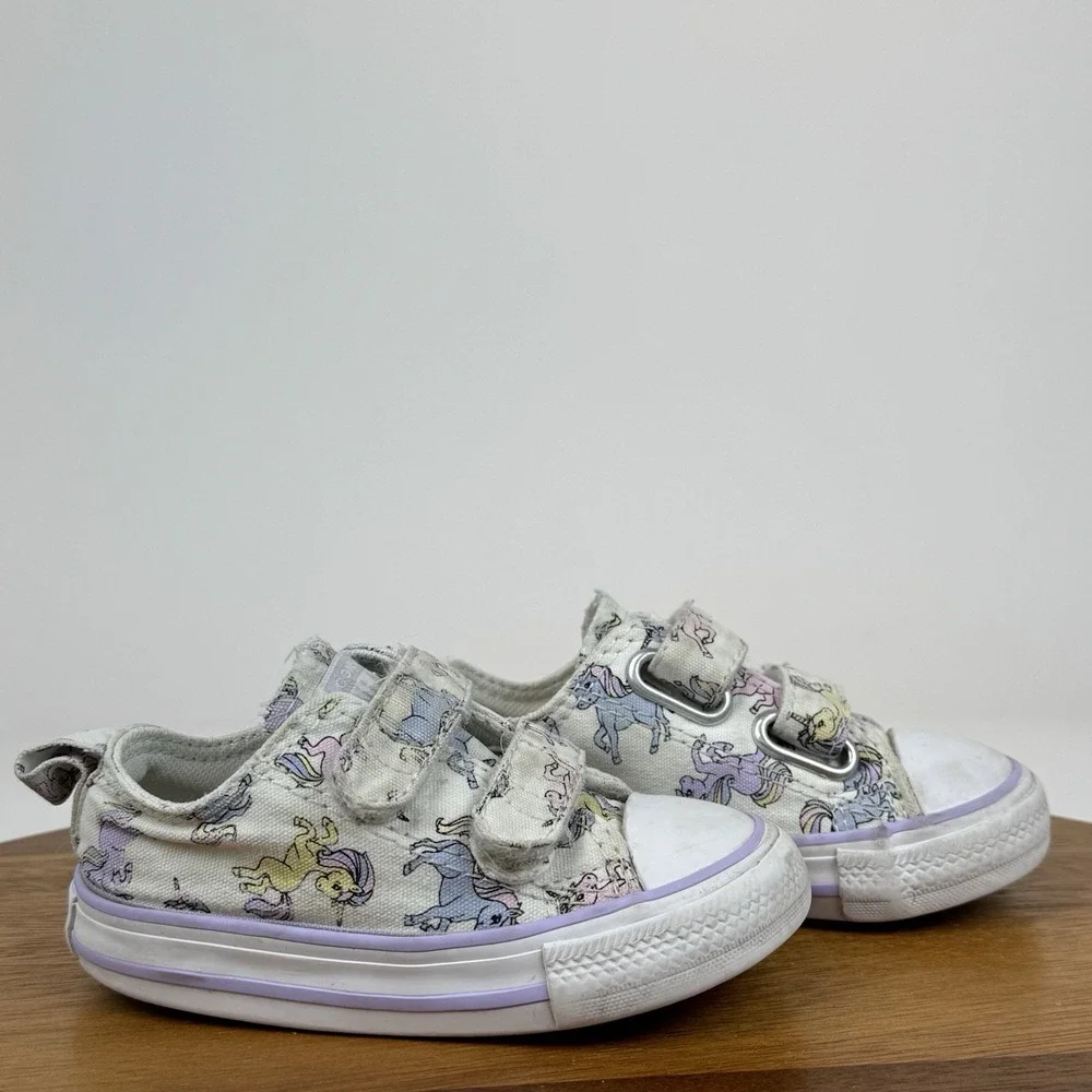 Little Kids Girls Converse Chuck Taylor All Star Easy On Unicorns Shoes Size 5 C